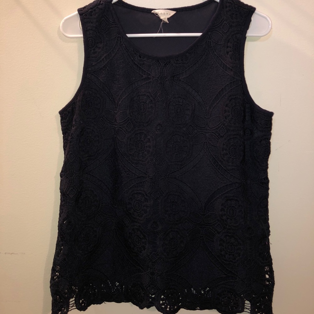 Navy Blue Tank Top